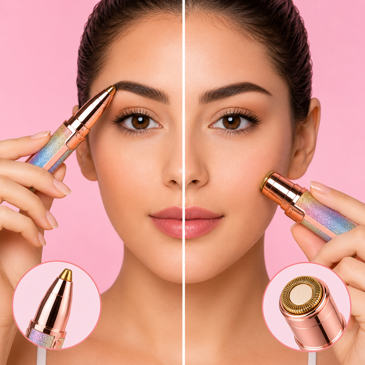 Tu secreto para unas cejas perfectas y una piel suave, donde quiera que estés.
